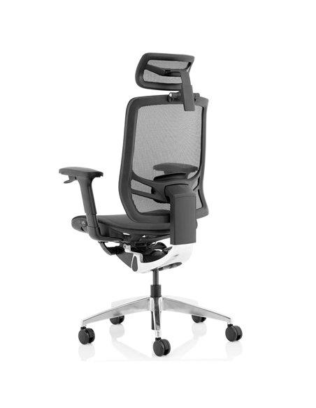 Dynamic Ergo Click Posture Office Chair Black Mesh Seat Black Mesh Back with Headrest KC0297 - pic 81286 | FastDaddyshop