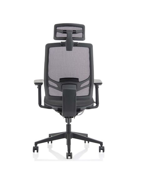 Dynamic Ergo Twist Office Chair Black Mesh Seat Mesh Back with Headrest KC0299 - pic 81304 | FastDaddyshop