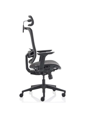 Dynamic Ergo Twist Office Chair Black Mesh Seat Mesh Back with Headrest KC0299