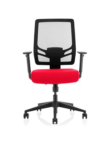 Dynamic Ergo Twist Office Chair Bespoke Fabric Seat Bergamot Cherry Mesh Back KCUP1892