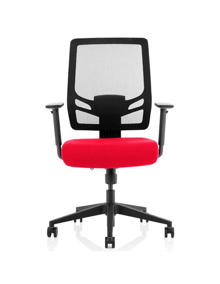 Dynamic Ergo Twist Office Chair Bespoke Fabric Seat Bergamot Cherry Mesh Back KCUP1892 - pic 81325 | FastDaddyshop