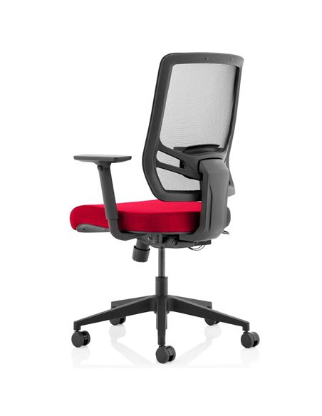 Dynamic Ergo Twist Office Chair Bespoke Fabric Seat Bergamot Cherry Mesh Back KCUP1892 - pic 81327 | FastDaddyshop