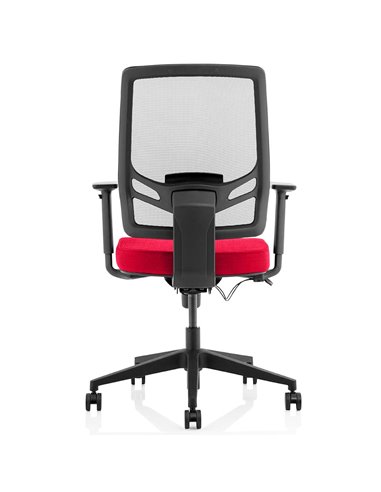 Dynamic Ergo Twist Office Chair Bespoke Fabric Seat Bergamot Cherry Mesh Back KCUP1892