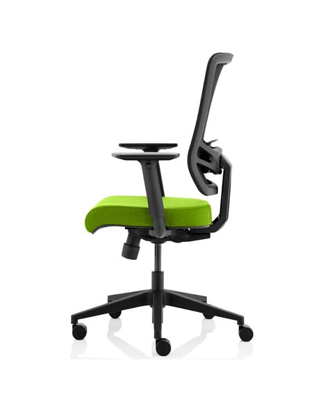 Dynamic Ergo Twist Office Chair Bespoke Fabric Seat Myrrh Green Mesh Back KCUP1893 - pic 81331 | FastDaddyshop