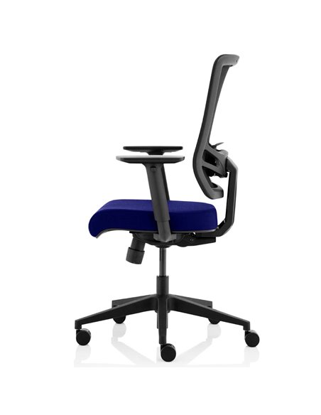 Dynamic Ergo Twist Office Chair Bespoke Fabric Seat Stevia Blue Mesh Back KCUP1894 - pic 81336 | FastDaddyshop