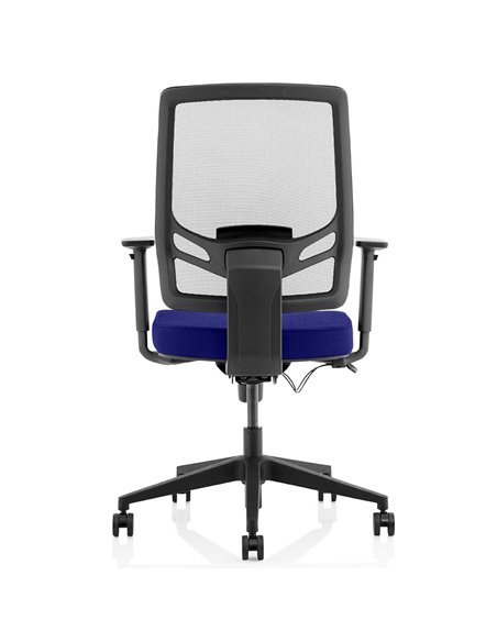Dynamic Ergo Twist Office Chair Bespoke Fabric Seat Stevia Blue Mesh Back KCUP1894 - pic 81338 | FastDaddyshop