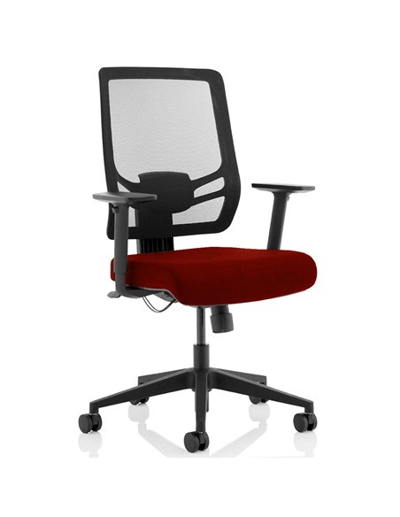 Dynamic Ergo Twist Office Chair Bespoke Fabric Seat Ginseng Chilli Mesh Back KCUP1897 - pic 81349 | FastDaddyshop
