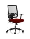 Dynamic Ergo Twist Office Chair Bespoke Fabric Seat Ginseng Chilli Mesh Back KCUP1897