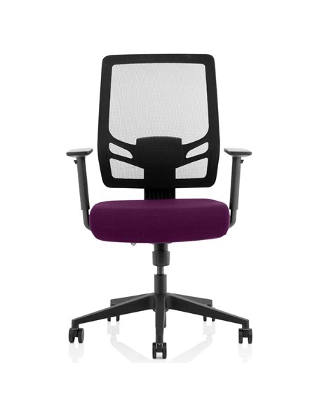 Dynamic Ergo Twist Office Chair Bespoke Fabric Seat Tansy Purple Mesh Back KCUP1899 - pic 81360 | FastDaddyshop