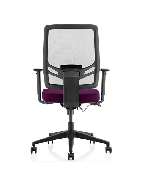 Dynamic Ergo Twist Office Chair Bespoke Fabric Seat Tansy Purple Mesh Back KCUP1899 - pic 81363 | FastDaddyshop
