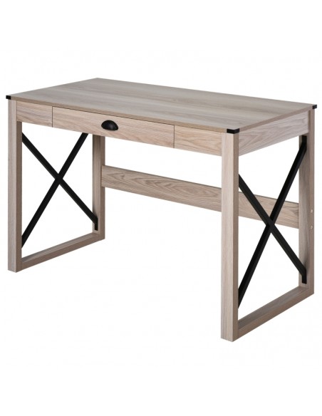 Homcom Computer Desk with Drawer, Large Tabletop - pic 8139 | FastDaddyshop