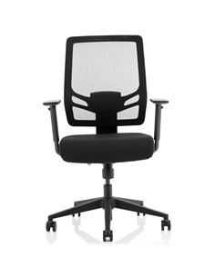 Dynamic Ergo Twist Office Chair Black Fabric Seat Mesh Back OP000252 2