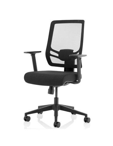 Dynamic Ergo Twist Office Chair Black Fabric Seat Mesh Back OP000252