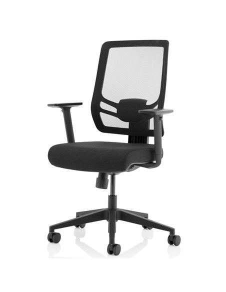 Dynamic Ergo Twist Office Chair Black Fabric Seat Mesh Back OP000252 - pic 81448 | FastDaddyshop