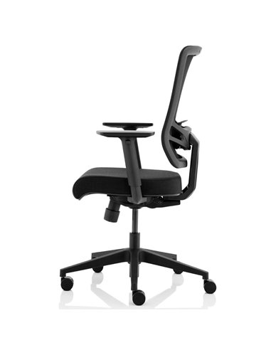 Dynamic Ergo Twist Office Chair Black Fabric Seat Mesh Back OP000252