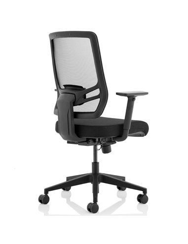 Dynamic Ergo Twist Office Chair Black Fabric Seat Mesh Back OP000252