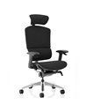 Dynamic Ergo Click Posture Office Chair Plus Black FabriMesh With Headrest PO000062