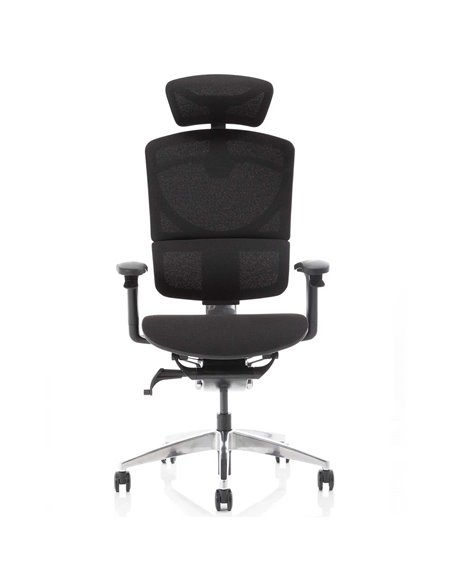 Dynamic Ergo Click Posture Office Chair Plus Black FabriMesh With Headrest PO000062 - pic 81463 | FastDaddyshop