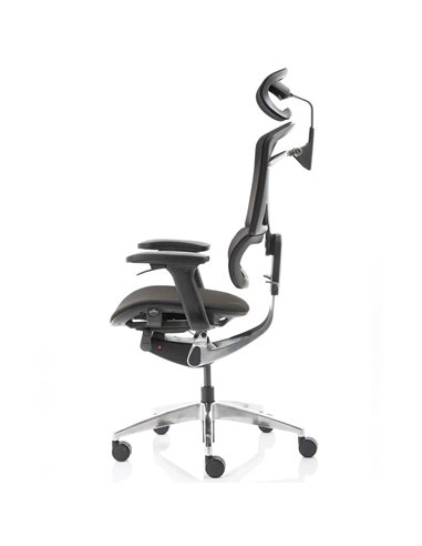 Dynamic Ergo Click Posture Office Chair Plus Black FabriMesh With Headrest PO000062