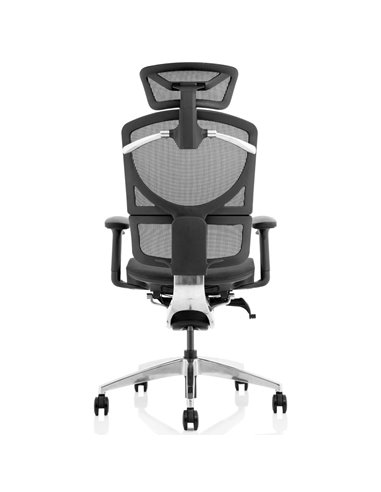 Dynamic Ergo Click Posture Office Chair Plus Black Mesh with Headrest PO000063