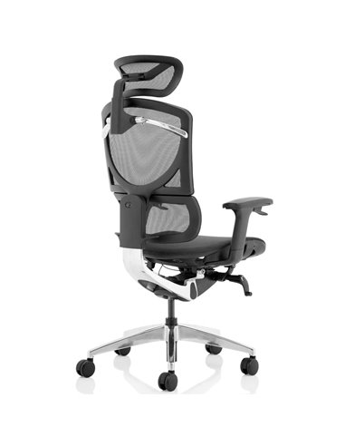 Dynamic Ergo Click Posture Office Chair Plus Black Mesh with Headrest PO000063