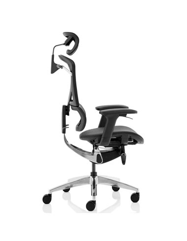 Dynamic Ergo Click Posture Office Chair Plus Black Mesh with Headrest PO000063