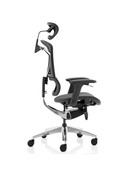 Dynamic Ergo Click Posture Office Chair Plus Grey Fabrimesh with Headrest PO000064 - pic 81481 | FastDaddyshop