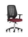 Dynamic Relay Task Operator Chair Bespoke Colour Black Back Ginseng Chilli With Height Adjustable Arms KCUP2070