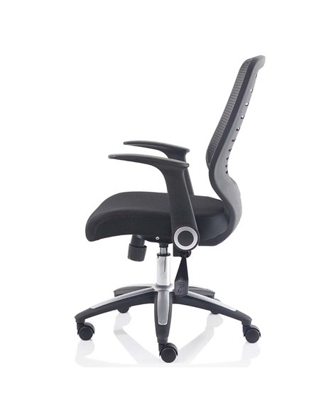 Dynamic Relay Task Operator Chair Airmesh Seat Black Back With Folding Arms OP000115 - pic 81521 | FastDaddyshop