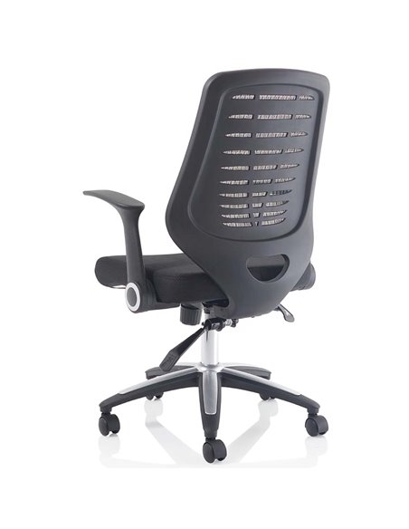 Dynamic Relay Task Operator Chair Airmesh Seat Silver Back With Folding Arms OP000116 - pic 81531 | FastDaddyshop