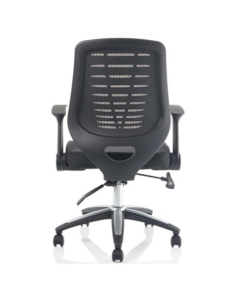 Dynamic Relay Task Operator Chair Airmesh Seat Silver Back With Folding Arms OP000116 - pic 81532 | FastDaddyshop