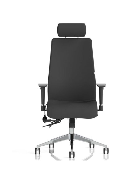 Dynamic Onyx Posture Office Chair Bespoke Colour Seat With Headrest Ginseng Chilli KCUP0422 - pic 81592 | FastDaddyshop