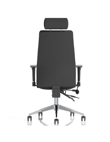 Dynamic Onyx Posture Office Chair Bespoke Colour Seat With Headrest Ginseng Chilli KCUP0422
