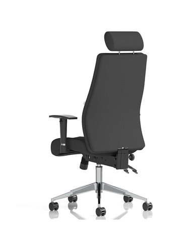 Dynamic Onyx Posture Office Chair Bespoke Colour Seat With Headrest Maringa Teal KCUP0423