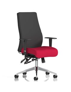 Dynamic Onyx Posture Office Chair Bespoke Colour Seat Without Headrest Bergamot Cherry KCUP0425