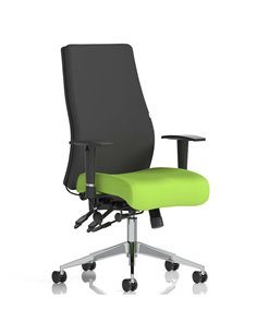 Dynamic Onyx Posture Office Chair Bespoke Colour Seat Without Headrest Myrrh Green KCUP0426