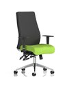 Dynamic Onyx Posture Office Chair Bespoke Colour Seat Without Headrest Myrrh Green KCUP0426