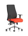 Dynamic Onyx Posture Office Chair Bespoke Colour Seat Without Headrest Tabasco Orange KCUP0428