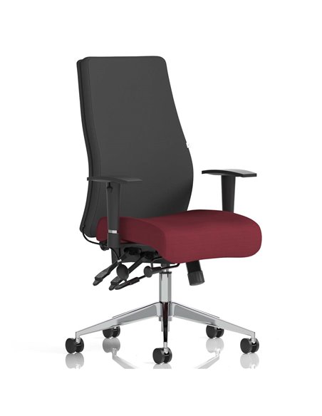 Dynamic Onyx Posture Office Chair Bespoke Colour Seat Without Headrest Ginseng Chilli KCUP0430 - pic 81660 | FastDaddyshop