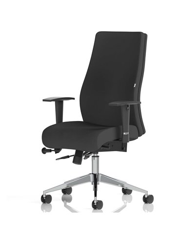 Dynamic Onyx Posture Office Chair Bespoke Colour Seat Without Headrest Ginseng Chilli KCUP0430