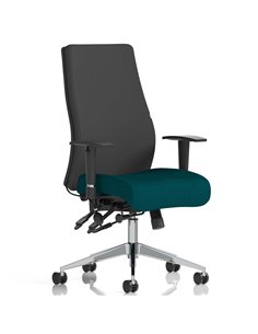 Dynamic Onyx Posture Office Chair Bespoke Colour Seat Without Headrest Maringa Teal KCUP0431