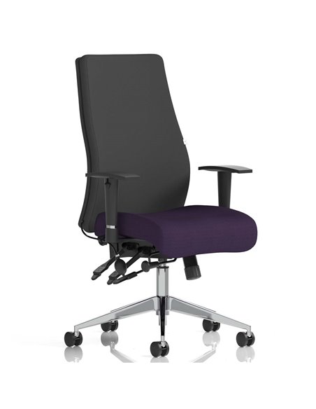 Dynamic Onyx Posture Office Chair Bespoke Colour Seat Without Headrest Tansy Purple KCUP0432 - pic 81678 | FastDaddyshop