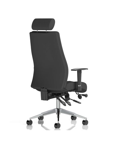 Dynamic Onyx Posture Office Chair Bespoke Colour With Headrest Myrrh Green KCUP0434