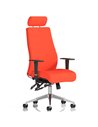 Dynamic Onyx Posture Office Chair Bespoke Colour With Headrest Tabasco Orange KCUP0436