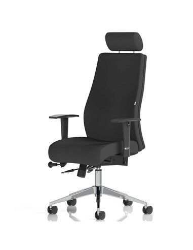 Dynamic Onyx Posture Office Chair Bespoke Colour With Headrest Tansy Purple KCUP0440