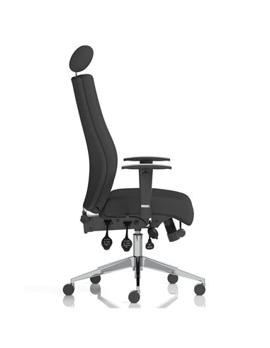 Dynamic Onyx Posture Office Chair Bespoke Colour With Headrest Tansy Purple KCUP0440