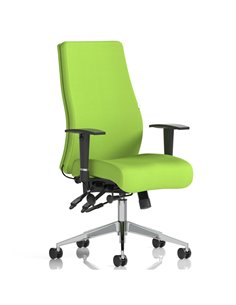 Dynamic Onyx Posture Office Chair Bespoke Colour Without Headrest Myrrh Green KCUP0442