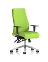 Dynamic Onyx Posture Office Chair Bespoke Colour Without Headrest Myrrh Green KCUP0442