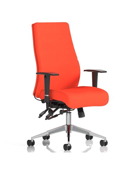 Dynamic Onyx Posture Office Chair Bespoke Colour Without Headrest Tabasco Orange KCUP0444 - pic 81779 | FastDaddyshop