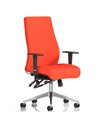 Dynamic Onyx Posture Office Chair Bespoke Colour Without Headrest Tabasco Orange KCUP0444